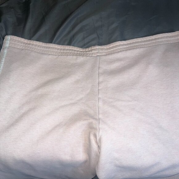 Adidas 3-Stripes Cropped Sweatpants Women’s 2XL – Light Pink Athletic Joggers - Picture 2 of 6